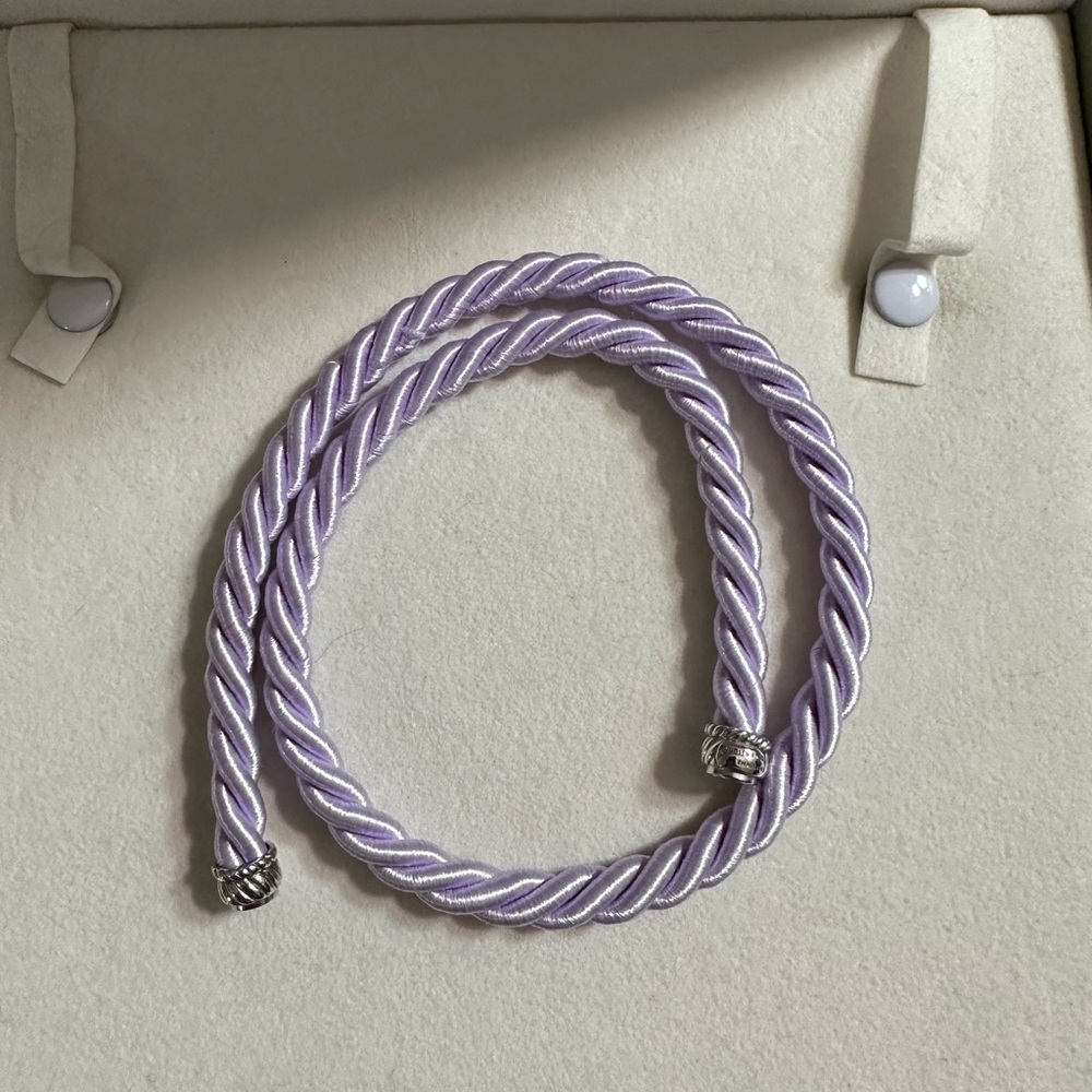 Judith Ripka Lilac Silk Rope Cord